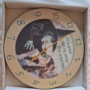 Charming Cream and Green Wall Clock